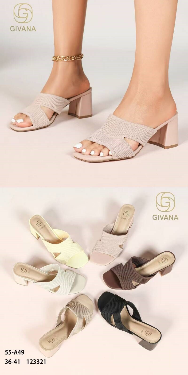 Klapki Damskie Roz 36-41/ 12 par